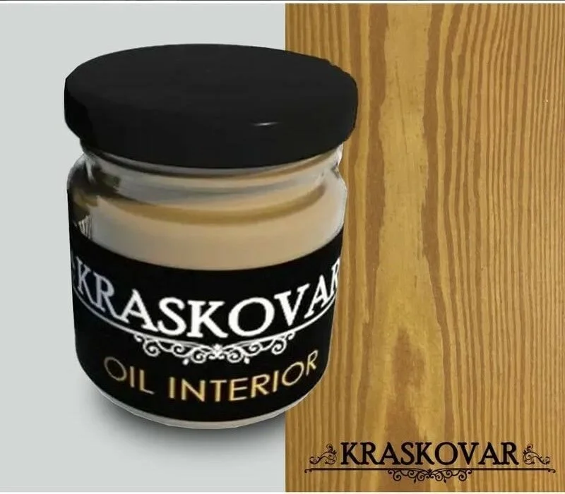 Масло для интерьера Kraskovar Deco Oil Interior Тик 40 мл