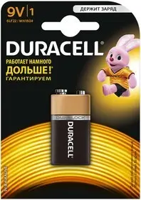Батарейки DURACELL 9V/1 6LP3146/MN1604