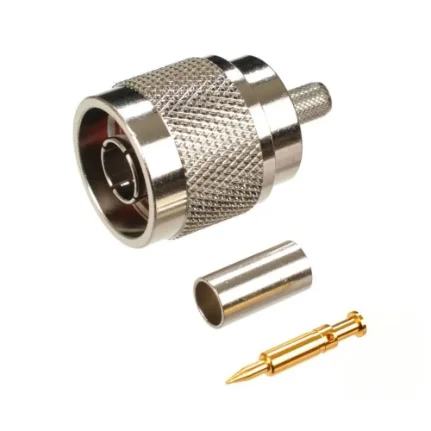 Фото для Коннектор N-male под обжим, для кабеля RG-58