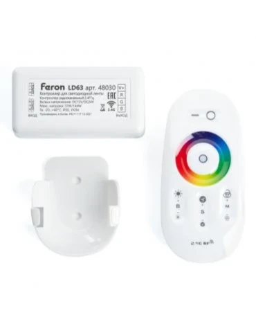 Фото для Контроллер FERON LD63 для светодиод ленты RGB с пультом 12-24V (48030)