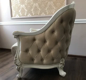 Кресло "МОНА ЛИЗА" белый глянец
