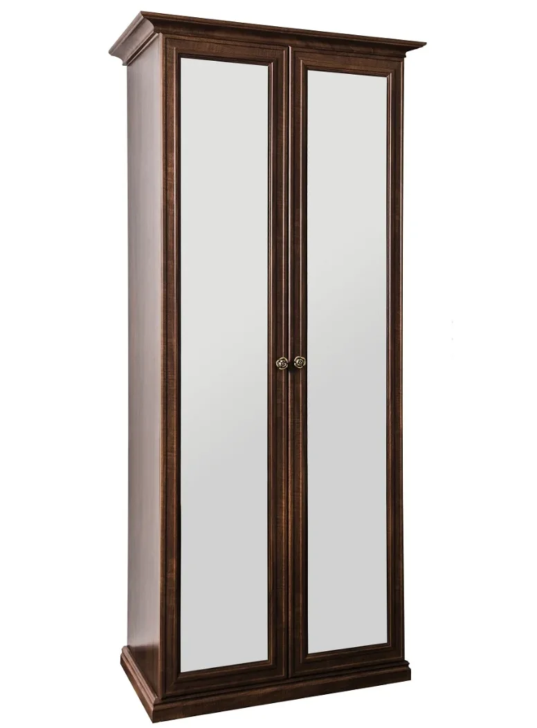 Шкаф "АФИНА" 2-дверный с зеркалом караваджо
