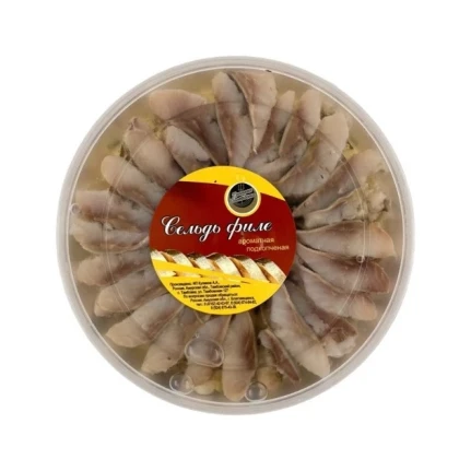 Фото для Филе сельди кусочки Трапеза Посейдона 400гр Подкопченая*20