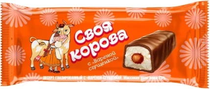 Фото для Сырок глазированный Своя корова 40гр вареная сгущенка 23%*20