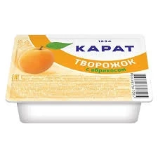 Фото для Продукт творожный Карат 100гр 9% с абрикосом*16 (БЗМЖ)