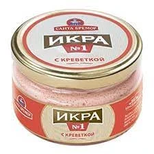 Фото для Икра мойвы Санта Бремор 180гр с креветкой*6