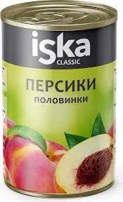 Фото для Компот Иска 425мл персики половинки в сиропе*12