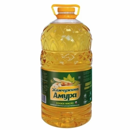 Фото для Масло Жемчужина Амура 5л соевое рафинированное*3