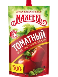 Фото для Кетчуп Махеевъ 500гр томатный м/у*10