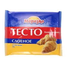Фото для Тесто слоеное Морозко 400гр бездрожжевое пласт*18