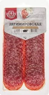 Фото для Колбасная нарезка Ратимировская 100гр с/к Ратимир