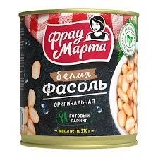 Фото для Фасоль белая Фрау Марта 310гр оригинал ж/б*15