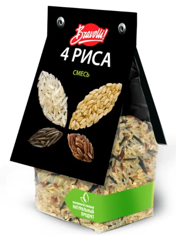 
Смесь Ярмарка 350гр 4 риса пропаренный дикий красный и бурый