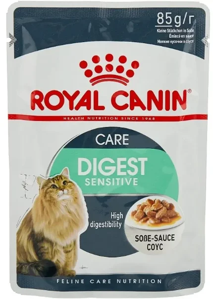 Фото для Royal Canin Digest Sensitive кусочки в соусе для кошек с чувствительным пищеварением, 85