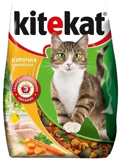 Фото для Kitekat Корм сухой для кошек Курочка аппетитная, 800 г