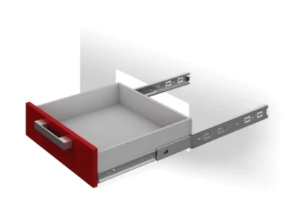 Фото для Комплект направляющих шариковых, цинк, L=400мм, (до 25кг) DB4501Zn/400