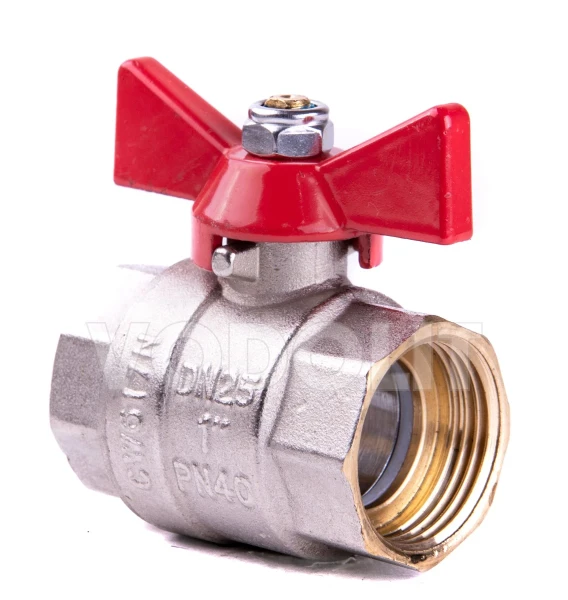 Фото для Кран шаровый ДУ25 "бабочка" г/г I-TECH