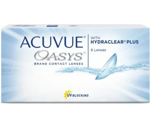 Контактные линзы Acuvue Oasys Hydraclear Plus (6 линз)