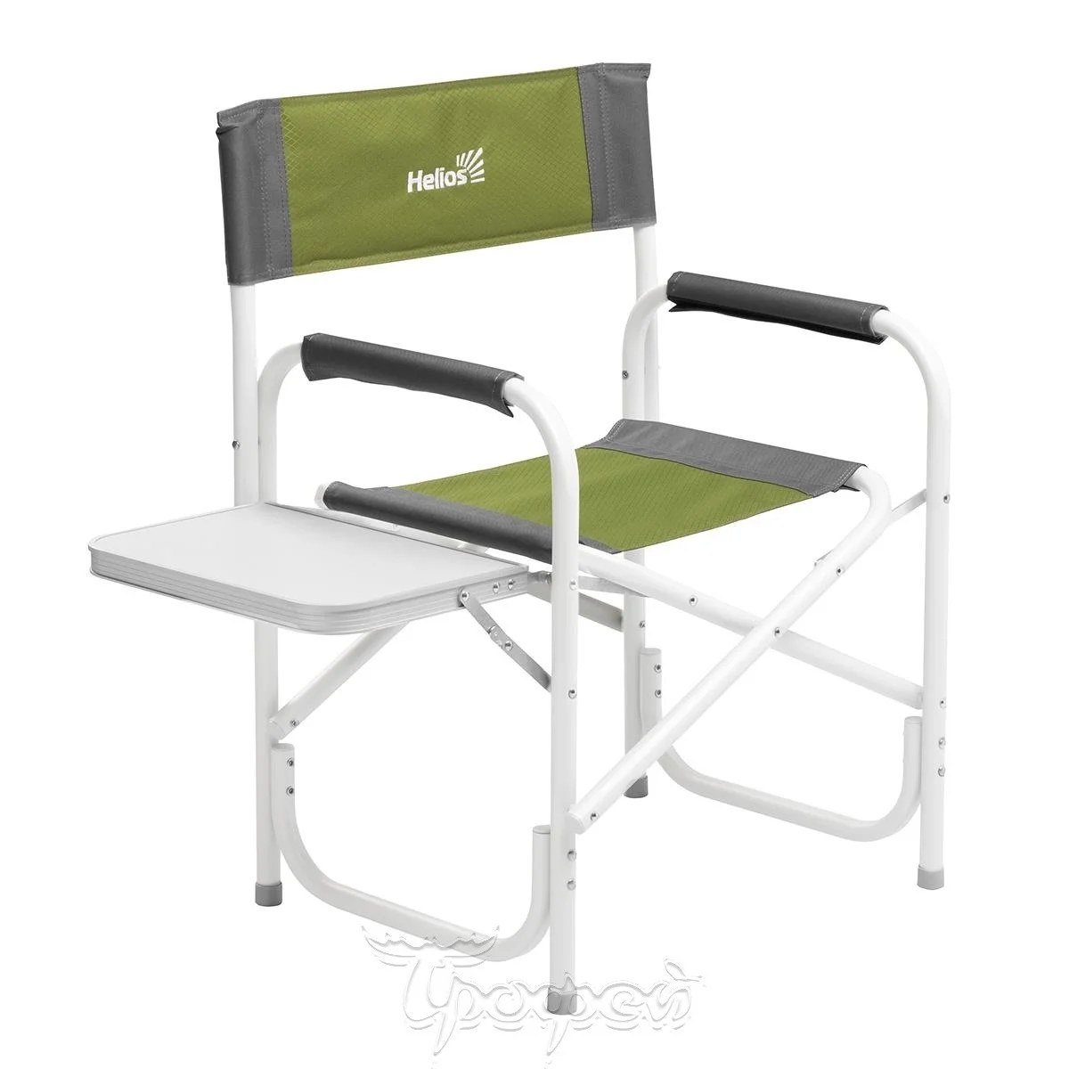 Кресло директорское серый/зеленый