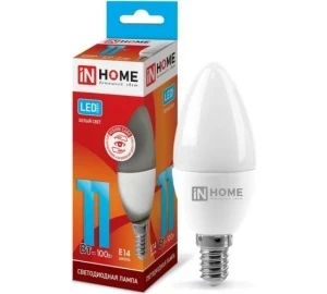 Фото для Лампа LED-свеча-VC 11Вт 4000 Е14 IN HOME