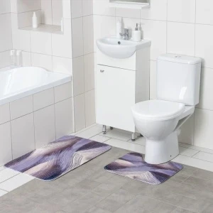 Фото для Набор ковриков для ванны и туалета САВАННА 40х50 см/50х80 см 2шт