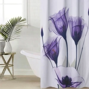 Фото для Штора для ванной полиэстер 180х180 см Магические цветы
