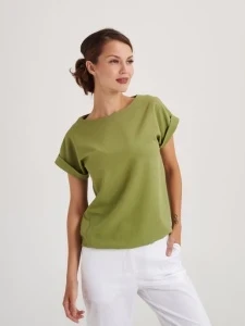 Фото для Блуза женская Бл-1019 либерти люкс кор.рук р.42 170-176(ЧЗ)