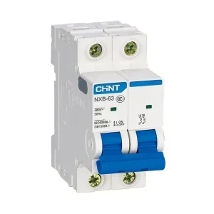 Фото для Автомат NXB-63S CHINT 2P 50A 4.5kA х-ка С