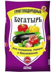 Фото для Биогрунт Для томатов, перца и баклажанов Богатырь 20л