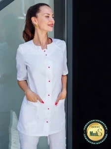 Фото для Блуза женская Бл-374ак1/2 клеон проф кор. рук. р.46 158-164(ЧЗ)