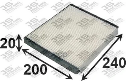 Фото для Фильтр Салона Ac-002 Js Asakashi Ac0163 (Hyundai Avante) JS Asakashi арт. AC0163