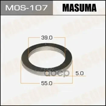 Фото для Прокладка Глушителя-Кольцо 39x55 Masuma Mos-107 Под Выхлопной Колектор Masuma арт. MOS-107