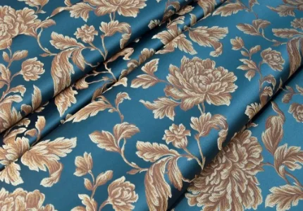 Мебельная ткань: Жаккард Marguerite De Valois fleur marin, жаккард для мебели, обивочные ткани Благовещенск.