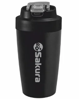 Термокружка с трубкой SAKURA TM-05-500BK Антрацит (0,5л,2-ые стенки,8 час,23,5*6,8см)