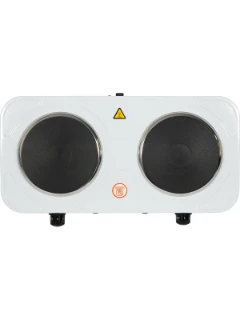 Электрическая плита WILLMARK 2 чугунные конфорки 155 мм, корпус из нержавеющей стали, белый НS-210W