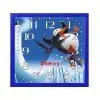 Часы настен.SAKURA ПЕ-А4.1 Веселые Пингвины/Гол.рамка (235*235*35,кварц)