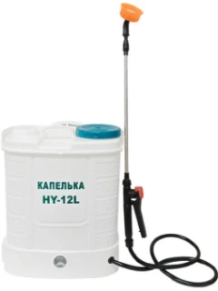 Фото для Опрыскиватель электр."КАПЕЛЬКА" HY-12L (10л,съемн.аккум.12V/8AH,ремни) 11019