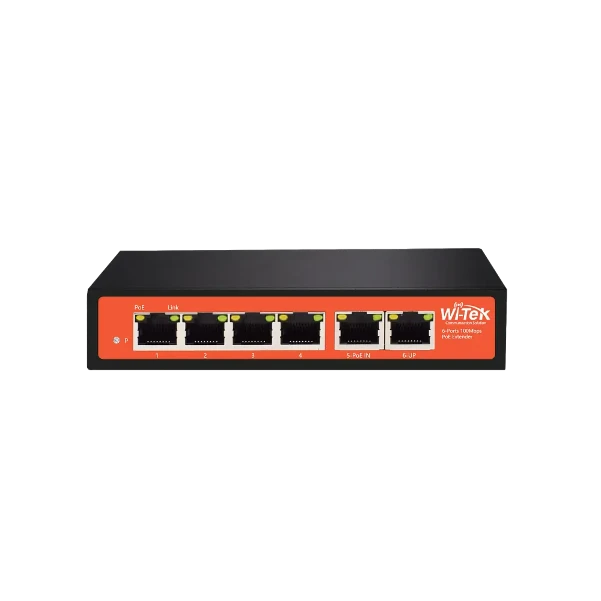 Фото для WI-PE51E, Повторитель PoE, 1 PoE in порт, 4 PoE out порта