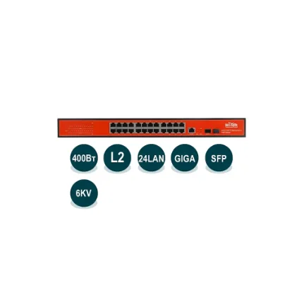 Фото для WI-PMS326GF, Управляемый коммутатор L2 PoE