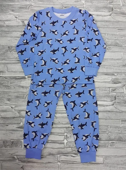 Пижама для мальчика "Дельфин" 104,110,116,122 хлопок