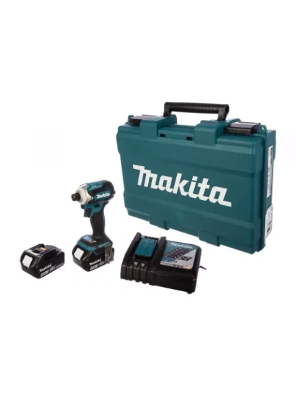 Фото для Шуруповерт аккумуляторный ударный MAKITA DTD156RFE, 18B, 155 Нм, 2х3,0 Ah, ЗУ