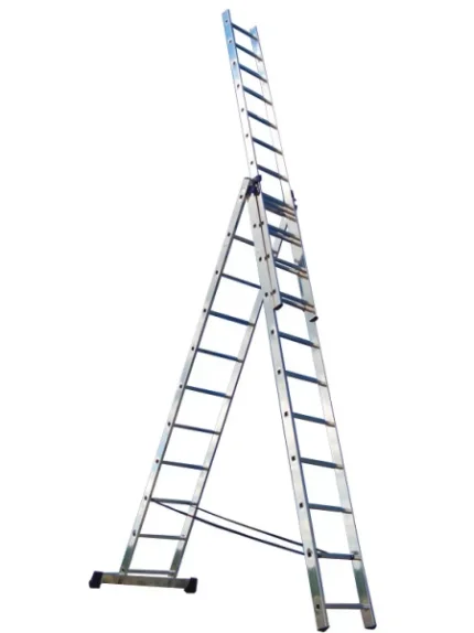 Фото для Лестница трехсекционная, универсальная 13 ступеней max h 8690 мм