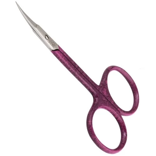 Ножницы для кутикулы,длинные тонкие лезвия,пурпурное покрытие, арт НСС 6 PURPLE
