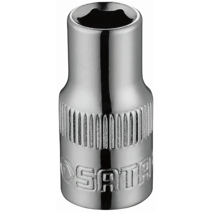Фото для Головка торцевая SATA, короткая, 6-гранная, под квадрат 1/4", 13мм, арт. 11313