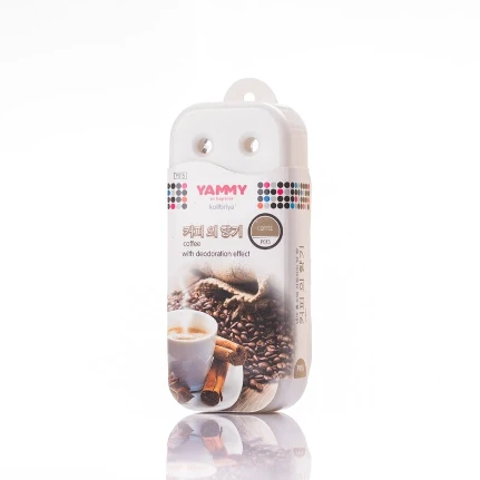 Фото для Ароматизатор под сиденье Yammy Cappuccino (Капучино), гелевый, плоский футляр, арт. P015