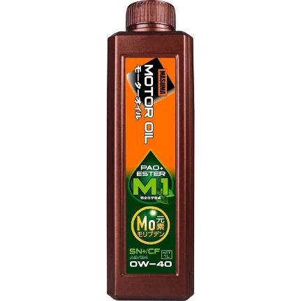 Фото для Масло моторное Masuma Motor Oil M1 0w40, синтетическое, API SN+/CF, ACEA A3/B4, универсальное, 1л, арт. M-1004E