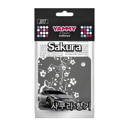 Фото для Ароматизатор подвесной Yammy Sakura (Сакура), картон с пропиткой, арт. J017