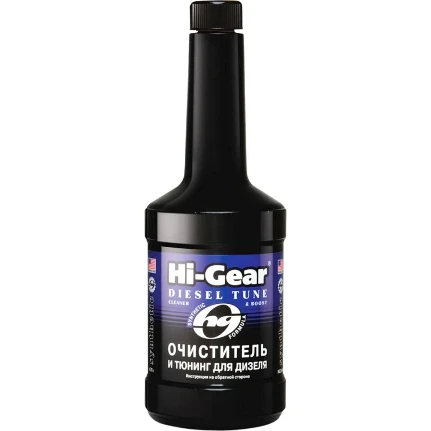Фото для Очиститель форсунок Hi-Gear Synthetic Diesel Tune Cleaner & Boost, синтетический, присадка в дизельное топливо, бутылка 473мл, а