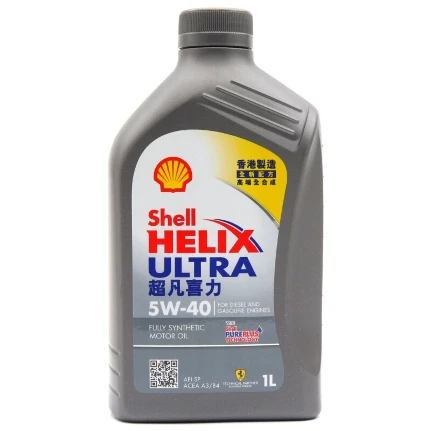 Фото для Масло моторное Shell Helix Ultra 5w40, синтетическое, API SP, ACEA A3/B3/B4, универсальное, 1л, арт. 550055904