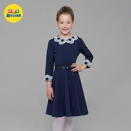 Купить школьное платье для девочки в интернет-магазине, детские платья в школу для девочек в Москве